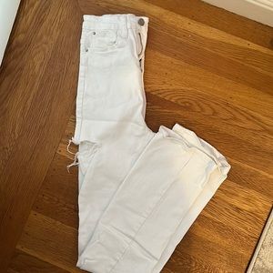 White jeans